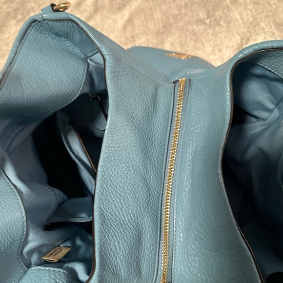 Coach Blue Leather Women's Bag - Picture 5 of 10